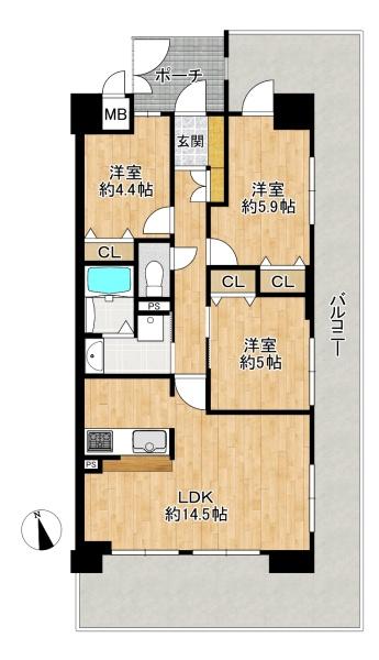 イトーピア枚岡公園　中古マンション