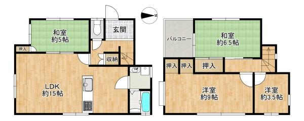 四條畷市清滝中町の中古一戸建