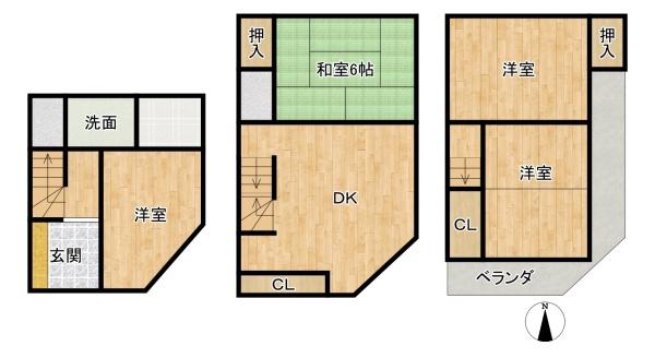 東大阪市豊浦町の中古一戸建