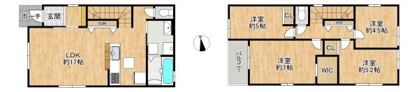 四條畷市二丁通町の新築一戸建