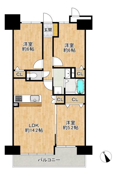 コスモ東石切さくら坂　中古マンション