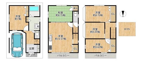 東大阪市水走１丁目の中古一戸建