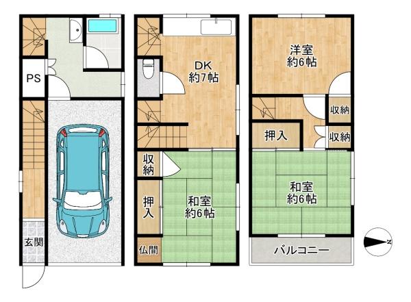 東大阪市額田町の中古一戸建
