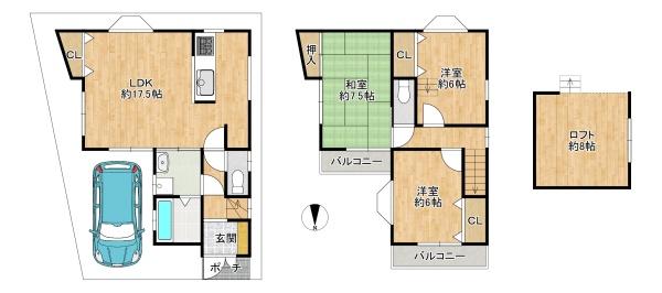 東大阪市菱屋東１丁目の中古一戸建て