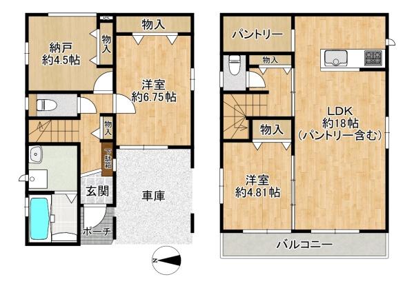東大阪市下六万寺町3丁目の新築一戸建
