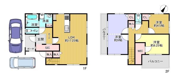 門真市北岸和田３丁目の中古一戸建て