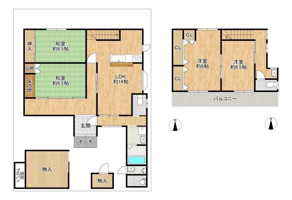 大東市北条2丁目の中古一戸建
