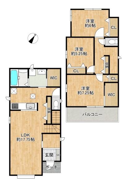 東大阪市西上小阪の新築一戸建