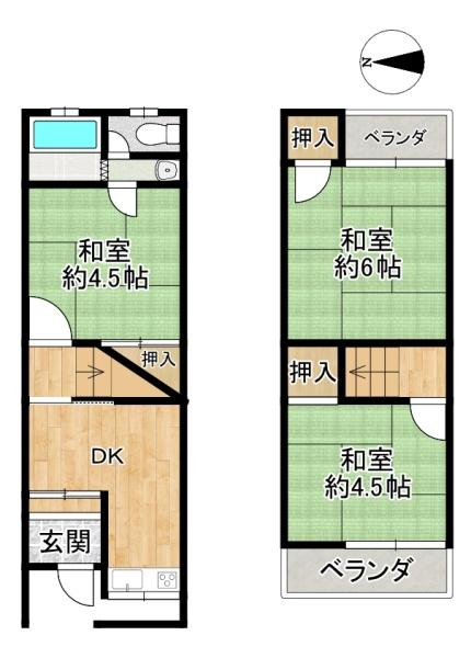 大東市氷野３丁目の中古一戸建て