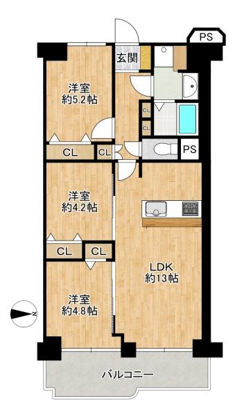 若江岩田スカイハイツ 中古マンション