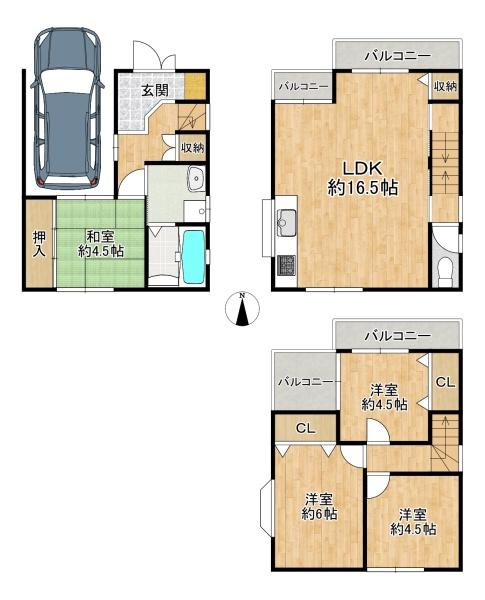 東大阪市水走１丁目の中古一戸建