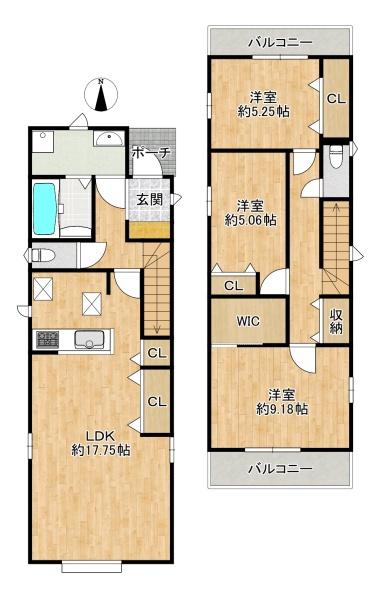 東大阪市加納２丁目の新築一戸建