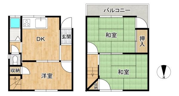 東大阪市瓢箪山町の中古一戸建て