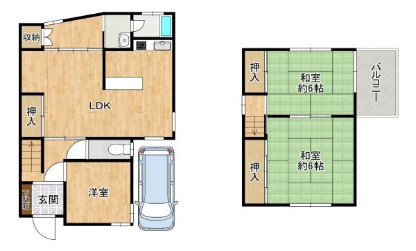 東大阪市上四条町の中古一戸建て