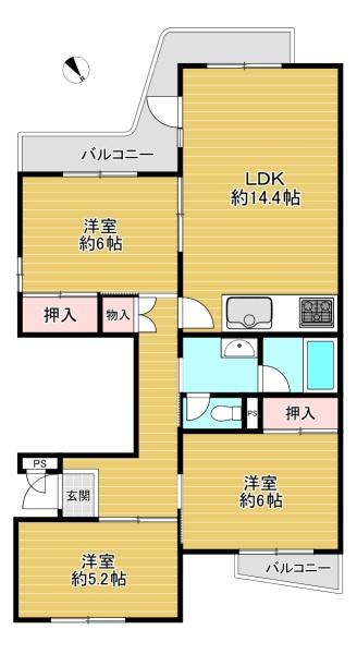 住道駅前住宅　10号棟　中古マンション