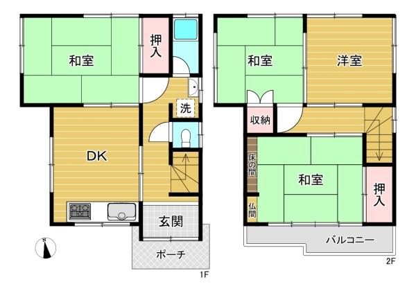 大東市三住町の中古一戸建て
