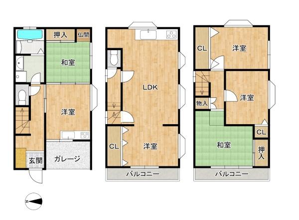 東大阪市若江本町1丁目の中古一戸建