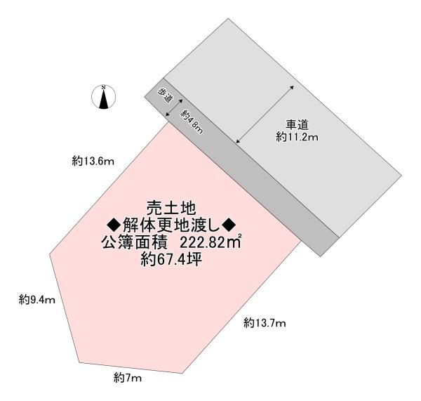 大東市寺川２丁目の土地