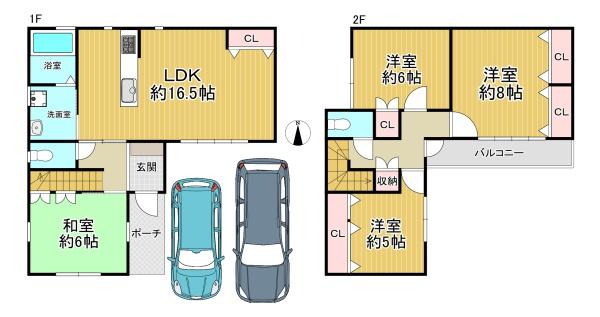 大東市南郷町の中古一戸建