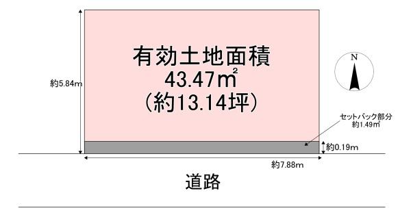 東大阪市大蓮南２丁目の売土地