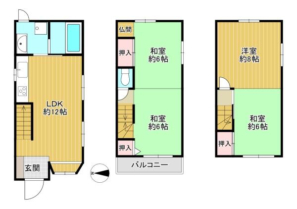 東大阪市中小阪５丁目の中古一戸建