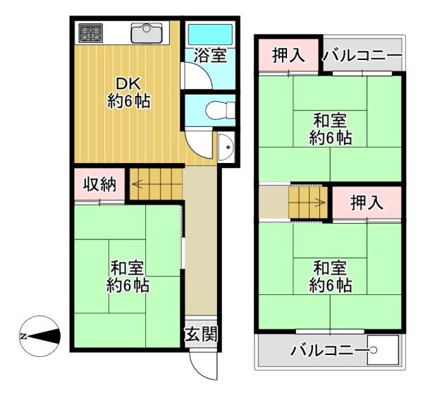 四條畷市大字清瀧の中古一戸建