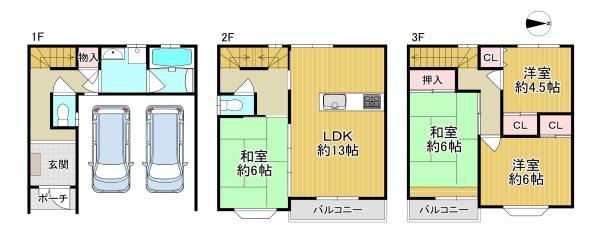 門真市脇田町の中古一戸建