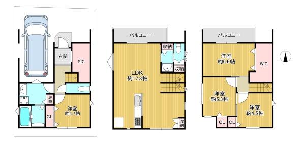 東大阪市大蓮東５丁目の新築一戸建