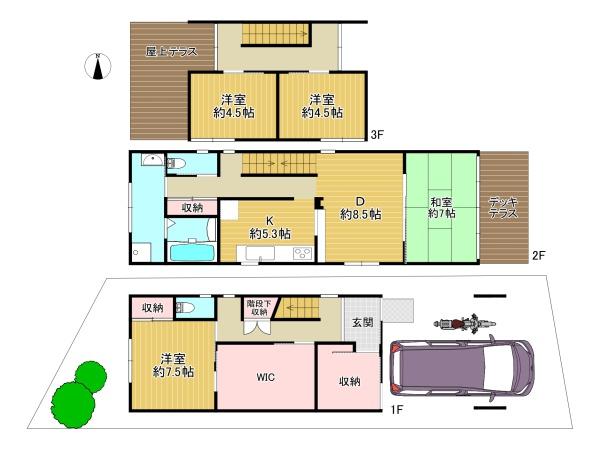 東大阪市東石切町３丁目の中古一戸建