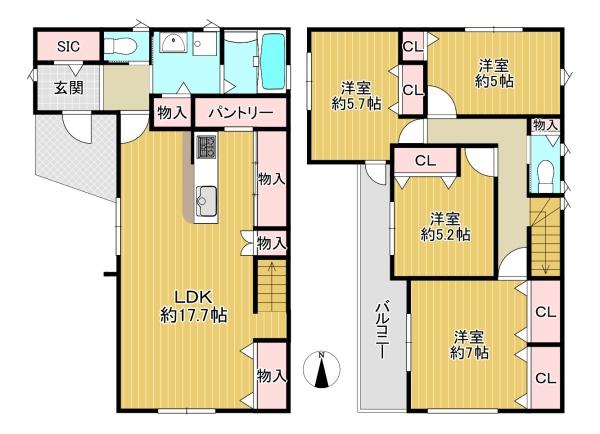 東大阪市豊浦町の新築一戸建