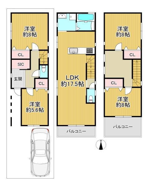 東大阪市花園西町１丁目の新築一戸建