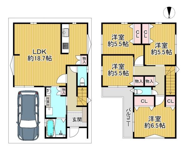 東大阪市大蓮東４丁目の新築一戸建