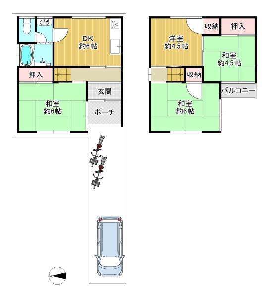 四條畷市南野２丁目の中古一戸建