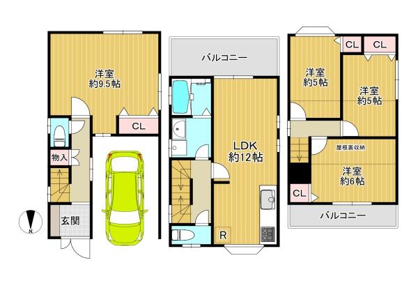 東大阪市東鴻池町１丁目の中古一戸建