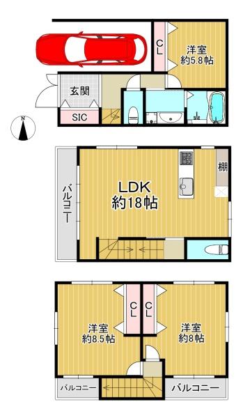 東大阪市鷹殿町の売土地