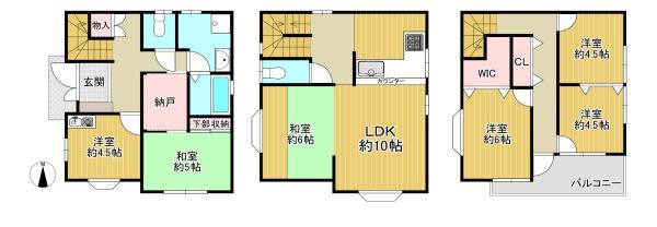 東大阪市日下町５丁目の中古一戸建