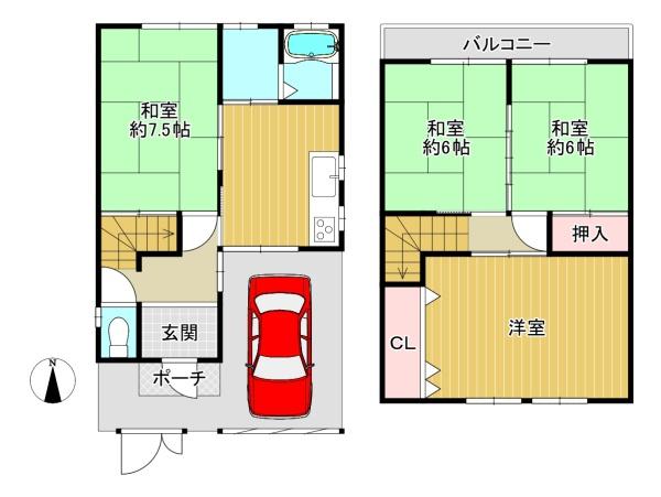 大東市北条７丁目の中古一戸建