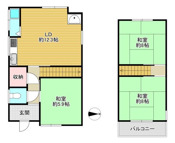 大東市北条５丁目の中古一戸建
