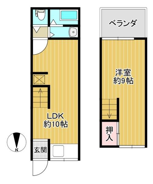 大東市中楠の里町の中古テラスハウス