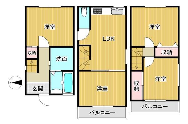 東大阪市大蓮北３丁目の中古一戸建
