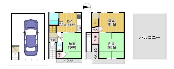 東大阪市横枕西の中古一戸建