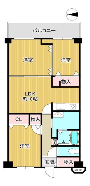 八戸ノ里ニュースカイハイツ　中古マンション