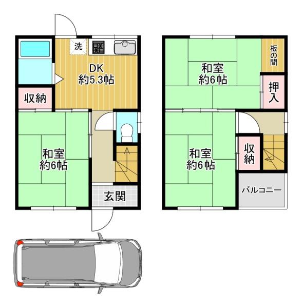 東大阪市中石切町４丁目の中古一戸建