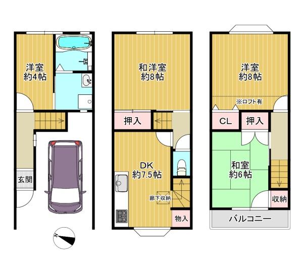 東大阪市吉田５丁目の中古一戸建