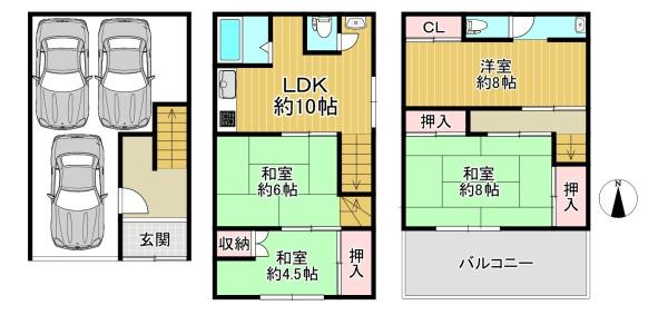東大阪市友井２丁目の中古一戸建