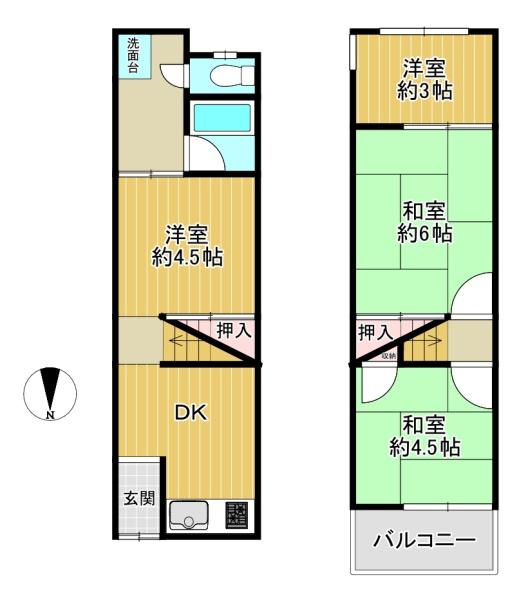 大東市深野３丁目の中古一戸建て