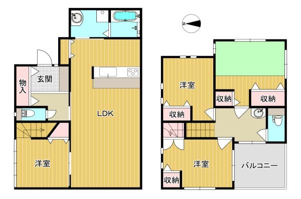 東大阪市上六万寺町の中古一戸建