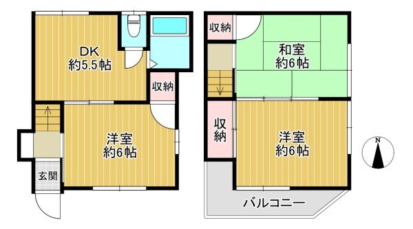 東大阪市日下町２丁目の中古一戸建