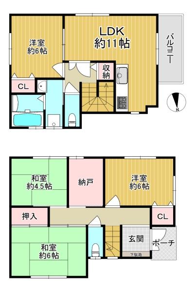 東大阪市加納２丁目の中古一戸建