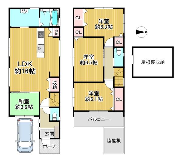 東大阪市花園東町１丁目の中古一戸建